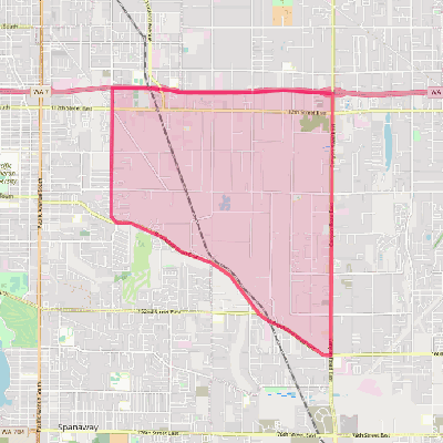 Map of Clover Creek