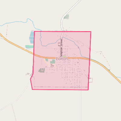 Map of Colton