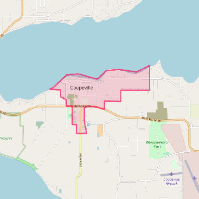 Map of Coupeville