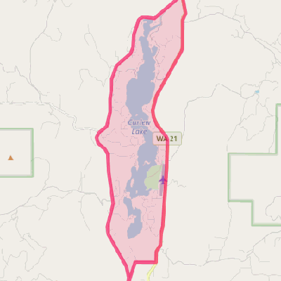 Map of Curlew Lake