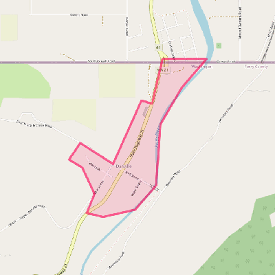 Map of Danville