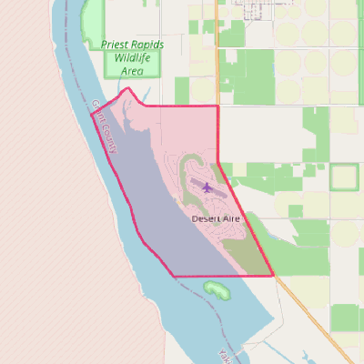 Map of Desert Aire