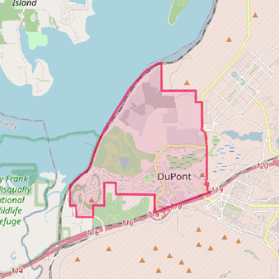 Map of DuPont