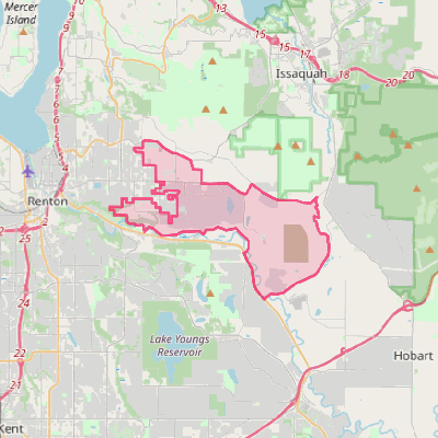 Map of East Renton Highlands