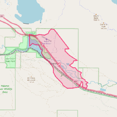 Map of Easton