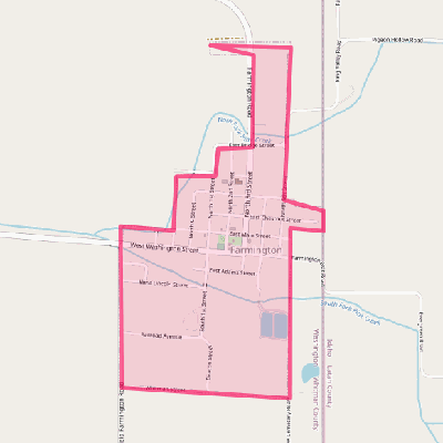 Map of Farmington