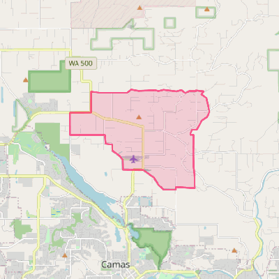 Map of Fern Prairie