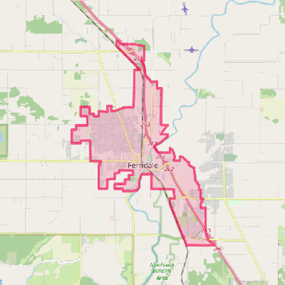 Map of Ferndale