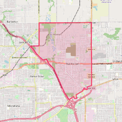 Map of Five Corners