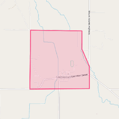 Map of Glenwood