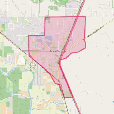 Map of Grand Mound