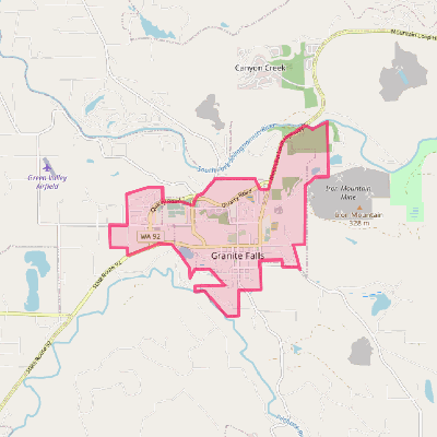 Map of Granite Falls