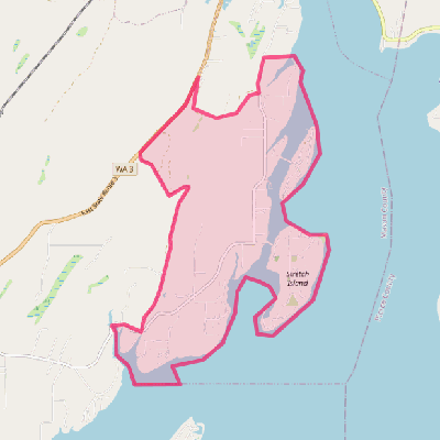 Map of Grapeview