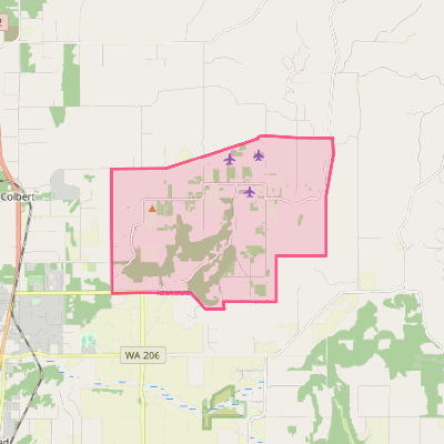 Map of Green Bluff