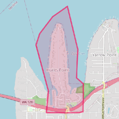 Map of Hunts Point