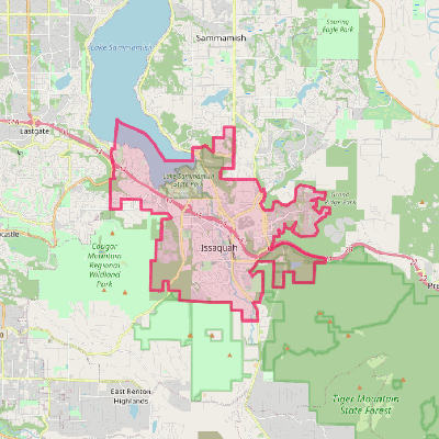 Map of Issaquah