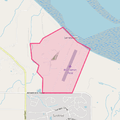 Map of Jamestown