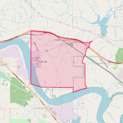 Map of Junction City