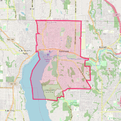 Map of Kenmore