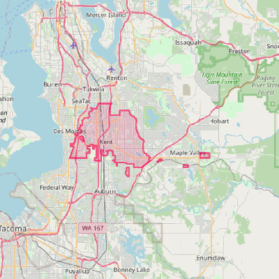 Map of Kent