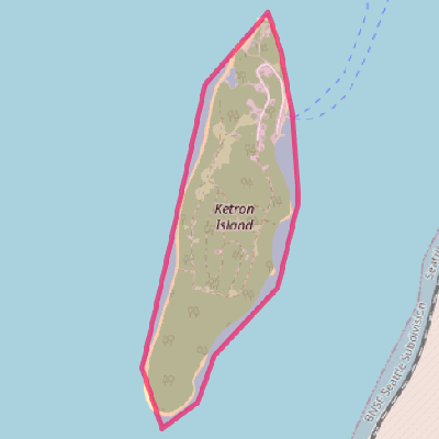 Map of Ketron Island