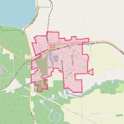 Map of Kettle Falls