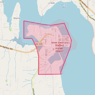 Map of Keyport