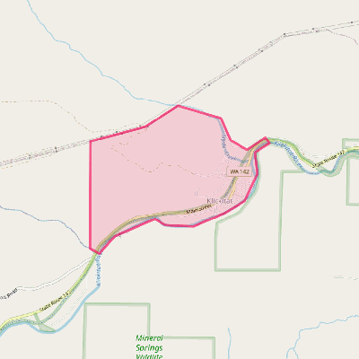 Map of Klickitat