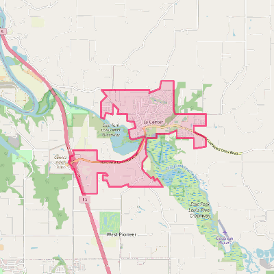 Map of La Center