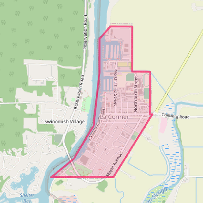 Map of La Conner