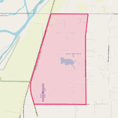 Map of Lake Ketchum