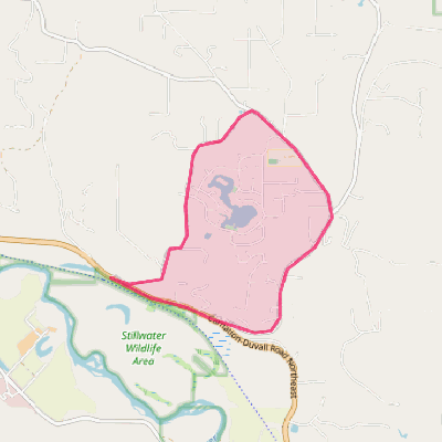 Map of Lake Marcel-Stillwater