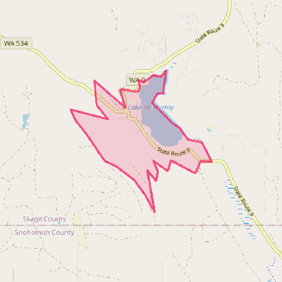 Map of Lake McMurray