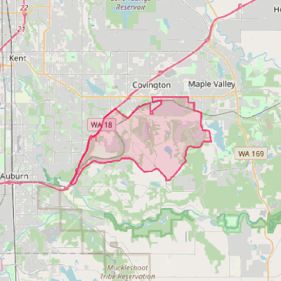 Map of Lake Morton-Berrydale