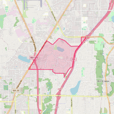 Map of Lake Stickney