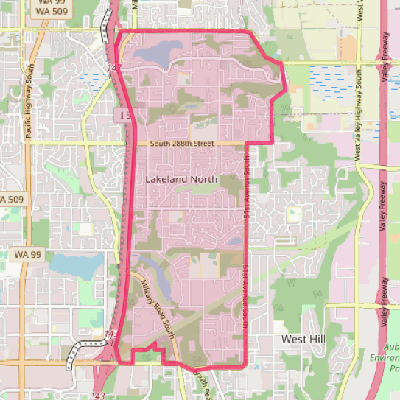 Map of Lakeland North