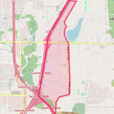 Map of Larch Way