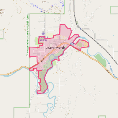 Map of Leavenworth