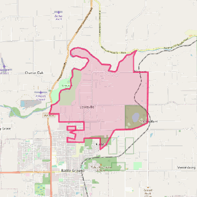 Map of Lewisville