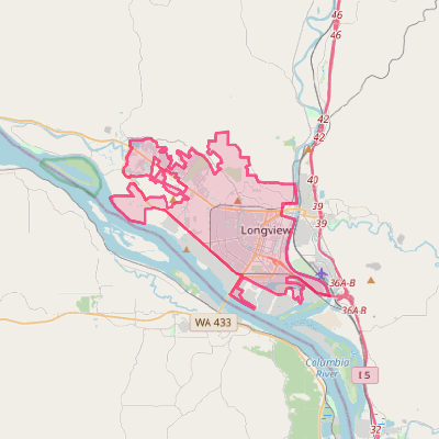 Map of Longview