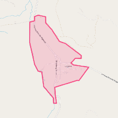 Map of Loomis