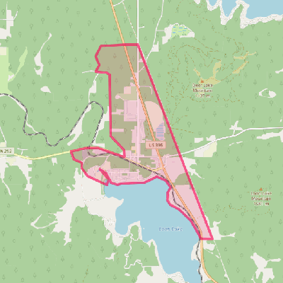 Map of Loon Lake