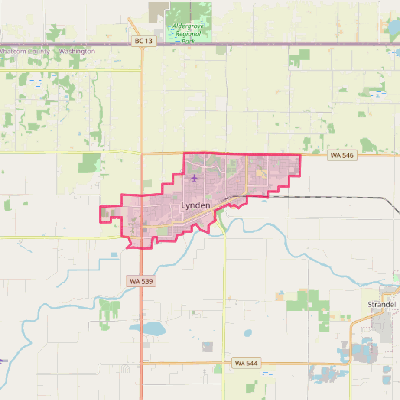 Map of Lynden