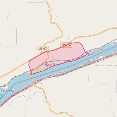 Map of Maryhill