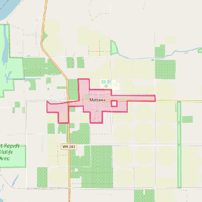 Map of Mattawa