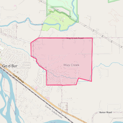 Map of May Creek