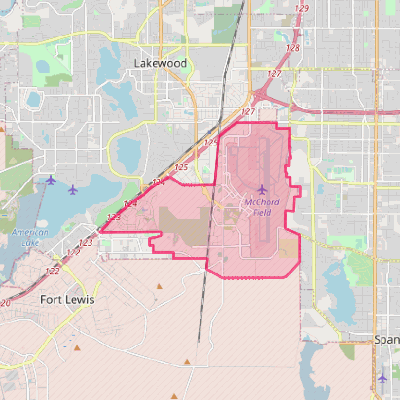 Map of McChord AFB