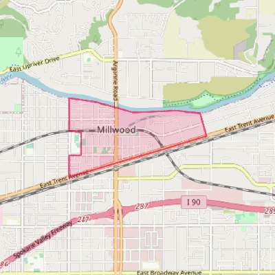 Map of Millwood