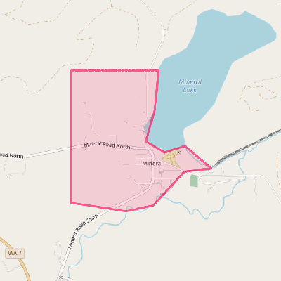 Map of Mineral