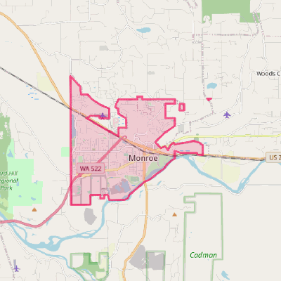 Map of Monroe